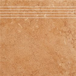 Ceramika Gres Alpino ALP 03 beige stopnica 33 x 33 cm