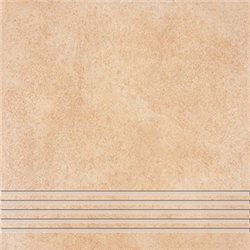 Ceramika Gres Roxy RXY 03 beige stopnica 33 x 33 cm