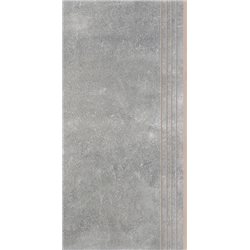 Cerrad Montego grafit matná schodnica 39,7 x 79,7 cm