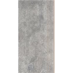 Cerrad Montego grafit matná schodnica 29,7 x 59,7 cm