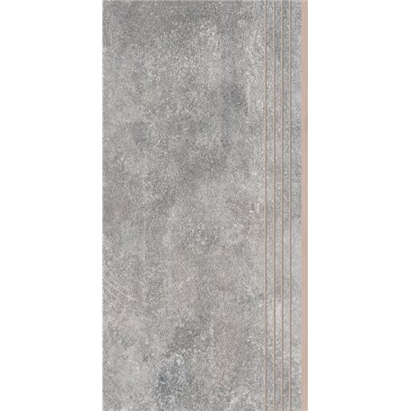 Cerrad Montego grafit matná schodnica 29,7 x 59,7 cm