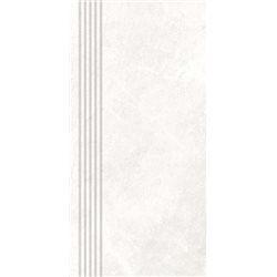 Nowa Gala Tioga schodnica lappato white 29,7 x 59,7 cm