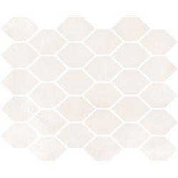 Nowa Gala Aquamarina mozaika heksagon lesklá light beige 27 x 32 cm