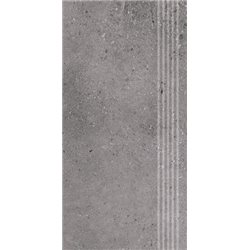 Nowa Gala Geotec schodnica lappato dark grey 29,7 x 59,7 cm