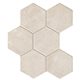 Tubadzin mozaika Sfumato hex 28,9 x 22,1 cm