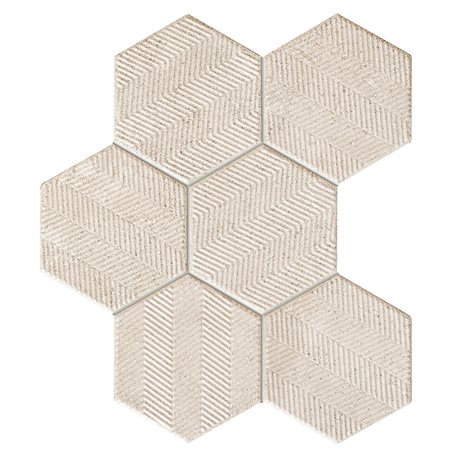 Tubadzin mozaika Sfumato hex 28,9 x 22,1 cm