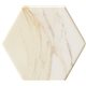 Domino Flare white hex 11 x 12,5 cm