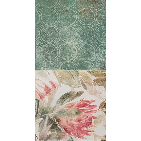 Domino Margot flower dekor C 30,8 x 60,8 cm