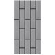 CERRAD Foggia gris 6,5 x 24,5 cm