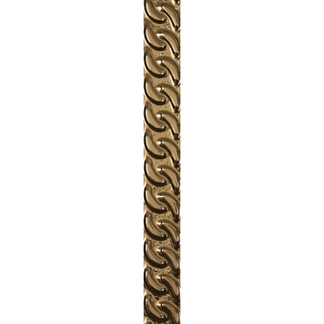 PARADYZ Fashion Spirit Copper listela Struktura lesklá 4,5 x 39,8 cm