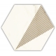 PARADYZ Calacatta Hexagon matný C 17,1 x 19,8 cm