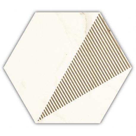 PARADYZ Calacatta Hexagon matný C 17,1 x 19,8 cm