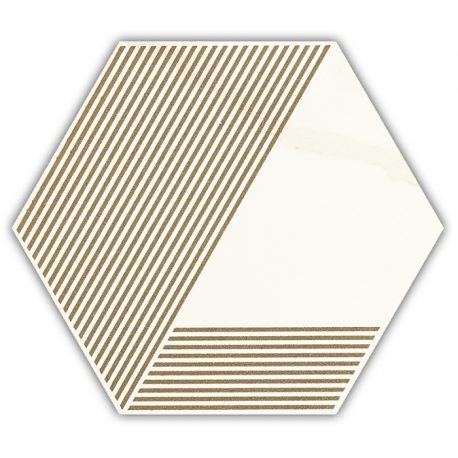 PARADYZ Calacatta Hexagon matný A 17,1 x 19,8 cm