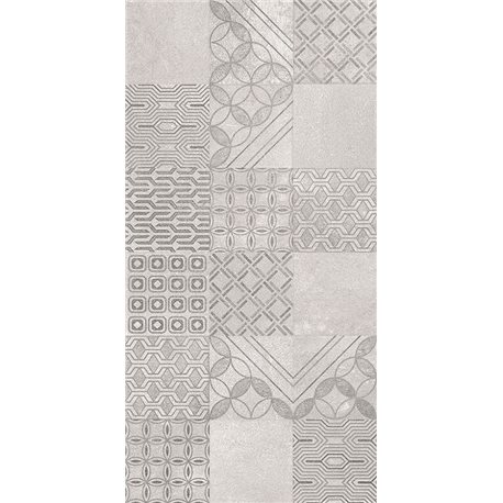 PARADYZ Harmony Grys obklad Patchwork 30 x 60 cm