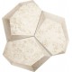 Domino Alabaster Shine matná mozaika 21 x 19 cm