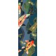 Ceramica Bianca Red Koi 1 decor rektifikovaný 30 x 90 cm