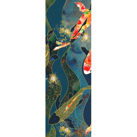 Ceramica Bianca Red Koi 1 dekor rektifikovaný 30 x 90 cm