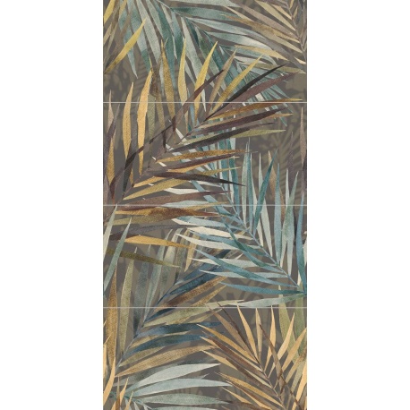 Domino BIHARA Leaves dekor 4 element 59,8 x 119,8 cm