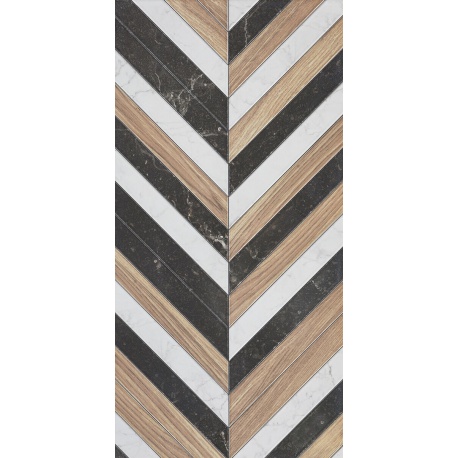 Domino Lily Geo dekor rektifikovaný 29,8 x 59,8 cm.