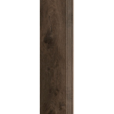 Cerrad Guardian Wood Walnut schodnica matná 29,7 x 120,2 cm