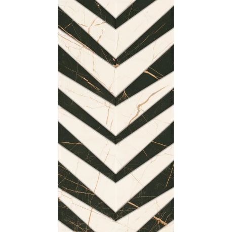 Paradyz Fancy White struktura obklad lesklý 30 x 60 cm