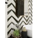 Paradyz Fancy White struktura obklad lesklý 30 x 60 cm