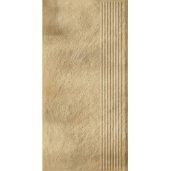 Paradyz Eremite Sand klinker struktura schodnica matná 30 x 60 cm