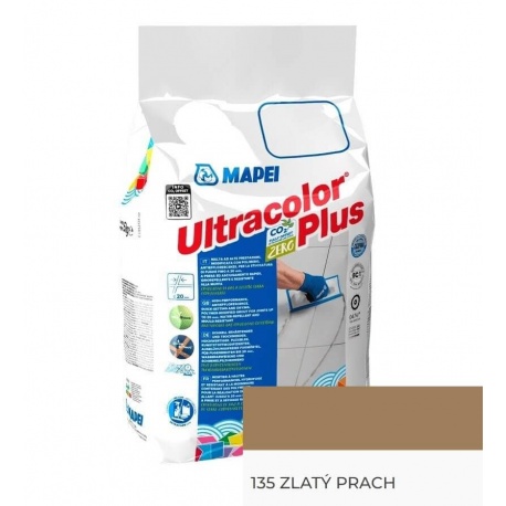 Mapei Ultracolor Plus 135 zlatý prach škárovacia hmota 5 kg