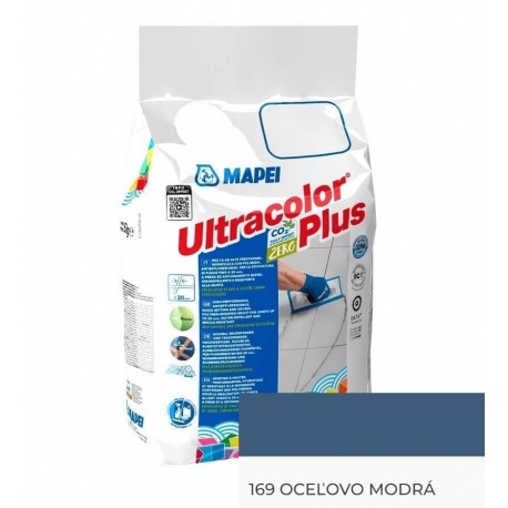 Mapei Ultracolor plus 169 oceľovo modrá škárovacia hmota 5 kg