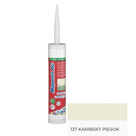 Mapei silikón Mapesil AC 137 karibský piesok 310 ml