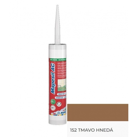 Mapei silikón Mapesil AC 152 tmavo hnedá 310 ml