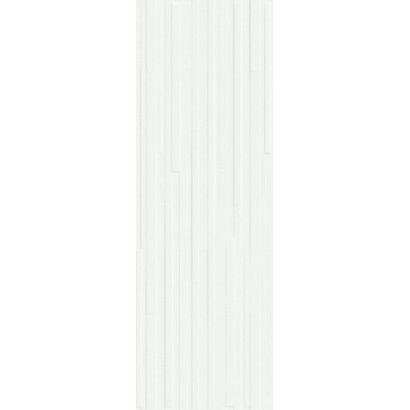 Marazzi Pure White Satin Structured Block M131 obklad rektifikovaný 30 x 90 cm