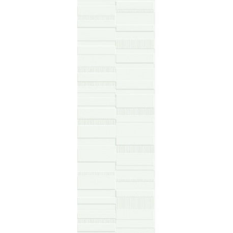 Marazzi Pure White Satin Structured Code M130 obklad rektifikovaný 30 x 90 cm