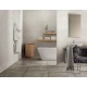 Marazzi Work White M132 matný obklad rektifikovaný 30 x 90 cm