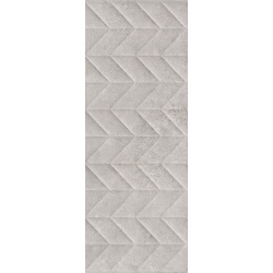 Marazzi Work Grey Structured Spike 3D M139 matný obklad rektifikovaný 30 x 90 cm