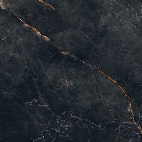 TUBADZIN SHINESTONE BLACK lesklá dlažba rektifikovaná 79,8 x 79,8 cm