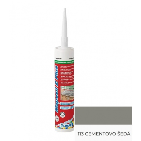 Mapei silikón Mapesil Z Plus šedý 113 cementovo šedá 280ml