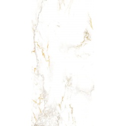 Ceramica Limone INFERNO BIANCO lesklá dlažba rektifikovaná 59,7 x 119,7 cm