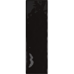 Tubadzin Masovia Nero STR lesklý obklad 29,8 x 7,8 cm