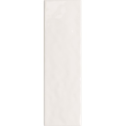 Tubadzin Masovia Bianco STR lesklý obklad 29,8 x 7,8 cm