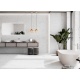 Ceramica Limone Marmo White lesklá dlažba rektifikovaná 60 x 120 cm