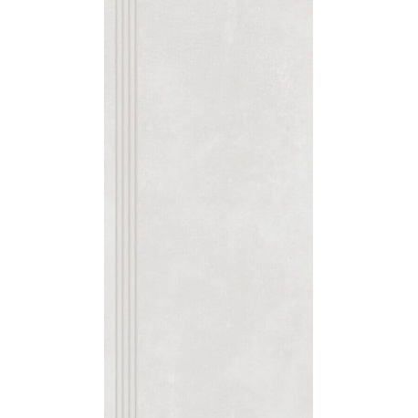 Stargres STARK White matná schodnica rektifikovaná 30 x 60 cm