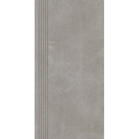 Stargres STARK Pure grey matná schodnica rektifikovaná 30 x 60 cm
