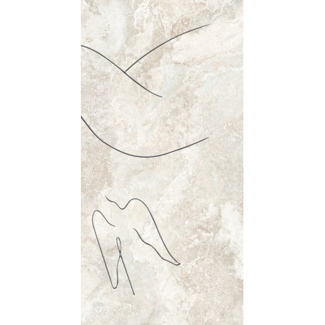 Tubadzin Teri Soft Line A dekor rektifikovaný 59,8 x 119,8 cm