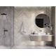 Zoya Ceramica Asaro Bianco matná dlažba 11 x 60 cm
