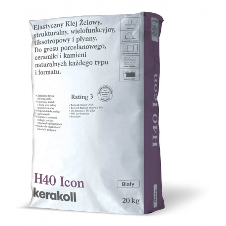 Kerakoll H40 Icon gélové lepidlo biele 20 kg