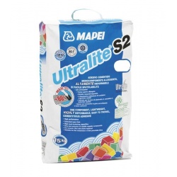 MAPEI LEPIDLO ULTRALITE S2 lepidlo 15 kg cementové, jednoložkové, biele C2E S2