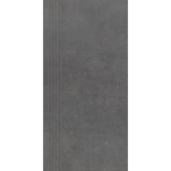 Zoya Ceramica Termo Graphite matná schodnica rektifikovaná 29,8 x 59,8 cm