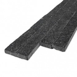 Zoya Quartz Black Natural prírodný kameň obklad 10 x 40 cm