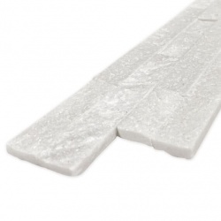 Zoya Quartz White Natural prírodný kameň obklad 10 x 40 cm
